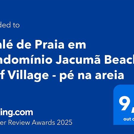 Chale De Praia Em Condominio Jacuma Beach & Golf Village - Pe Na Areia Exterior photo